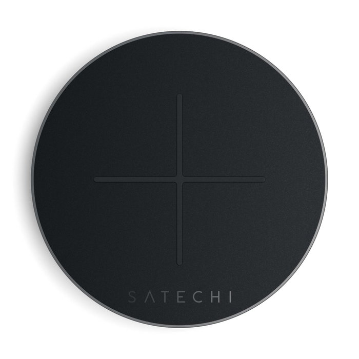 Satechi Cargador Inalámbrico de Aluminio PD & QC Space Gray