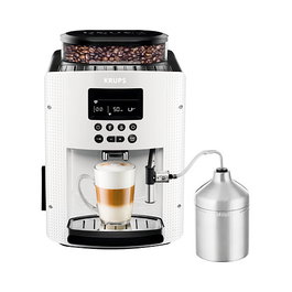 Krups EA 8161 Máquina espresso totalmente automática con molinillo, Blanco