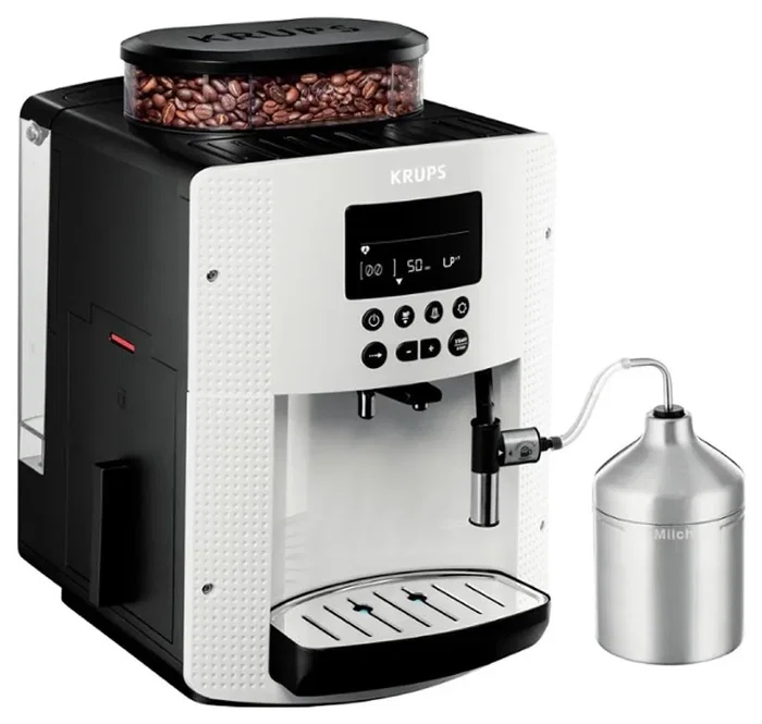 Krups EA8161 Cafetera automática de espresso 1450W color blanco Krups EA8161 Cafetera automática de espresso 1450W color blanco