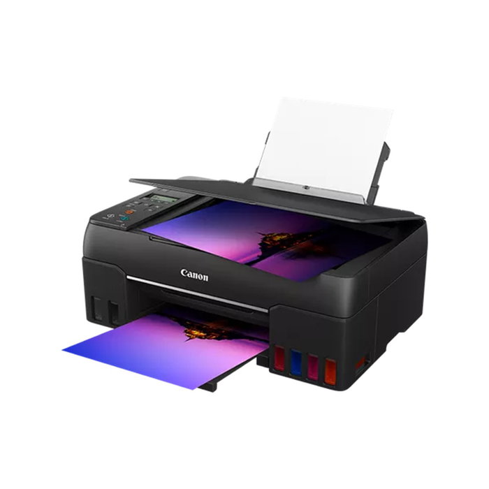 Canon PIXMA G650 - Multifunción de Inyección de Tinta con WiFi, Impresión/ Escaneo/ Copia, 6 Tintas, Alta Capacidad hasta 3800 Fotos