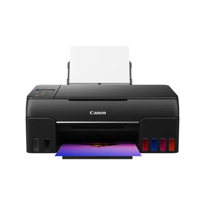 Canon PIXMA G650 - Multifunción de Inyección de Tinta con WiFi, Impresión/ Escaneo/ Copia, 6 Tintas, Alta Capacidad hasta 3800 Fotos
