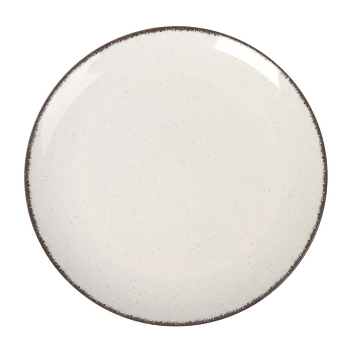 La Mediterranea Plato Llano Ø26 cm Monaco Brillo (6 Unidades)