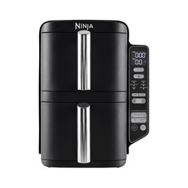 SharkNinja Ninja DoubleStack Freidora de Aire SL300EU, 2 niveles, 7.6 L, Negro