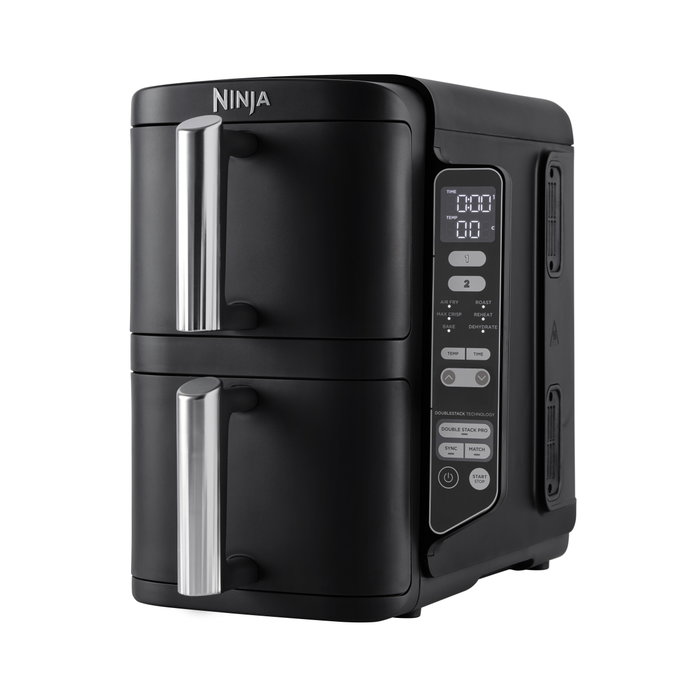 Ninja DoubleStack SL300EU Freidora de Aire Vertical 7,6 L Negro