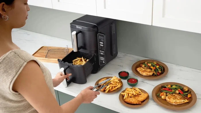 Ninja DoubleStack SL300EU Freidora de Aire Vertical 7,6 L Negro