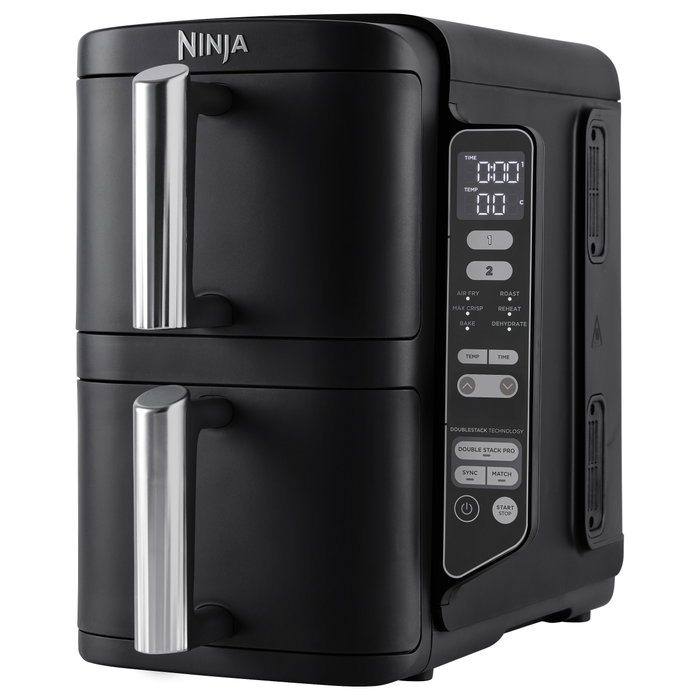 Ninja DoubleStack SL300EU Freidora de Aire Vertical 7,6 L Negro