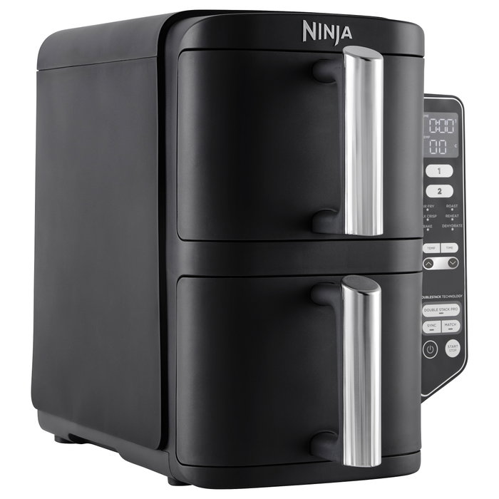 Ninja DoubleStack SL300EU Freidora de Aire Vertical 7,6 L Negro