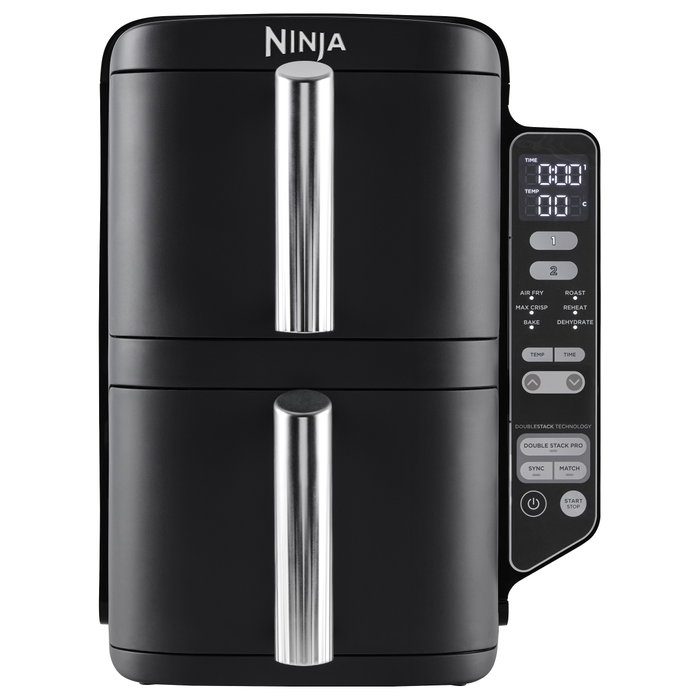 Ninja DoubleStack SL300EU Freidora de Aire Vertical 7,6 L Negro