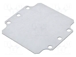 FIBOX Placa de ensamblaje de acero con recubrimiento de zinc