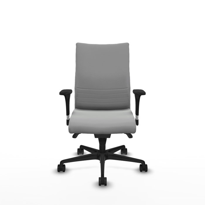 PIQUERAS Y CRESPO Silla Albacete confidente con mecanismo Sincro, Similpiel Gris claro PIQUERAS Y CRESPO Silla Albacete confidente con mecanismo Sincro, Similpiel Gris claro