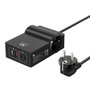 Ewent EW3992 Estación de Carga USB GaN Fast 65W - 2 USB-C y 2 USB-A