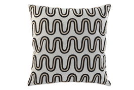 DKD Home Decor Cojin Blanco Natural Algodon Poliester Urban 8 x 45 x 45 cm (2 Unidades)