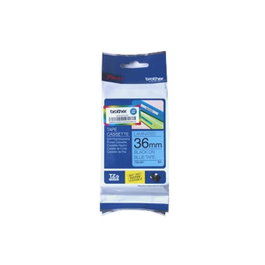 Brother Cinta Laminada TZe-561 36mm x 8m Azul/Negro