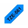 Brother TZe-561 Cinta Laminada 36mm x 8m Negro sobre Azul