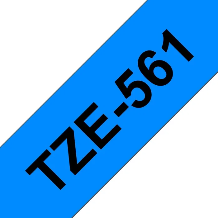 Brother TZe-561 Cinta Laminada Negro sobre Azul 36mm x 8m Brother TZe-561 Cinta Laminada Negro sobre Azul 36mm x 8m