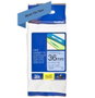 Brother TZe-561 Cinta Laminada 36mm x 8m Negro sobre Azul