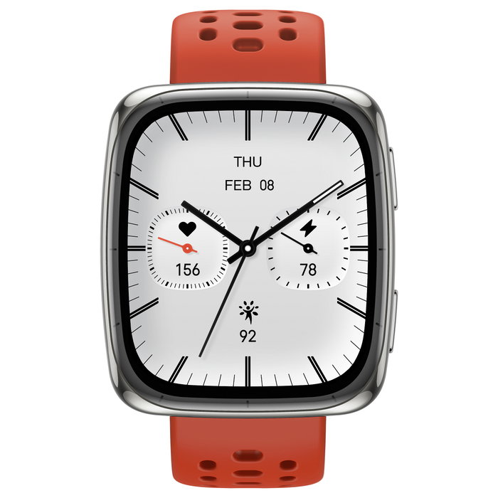 Amazfit Active 2 Square NFC Smartwatch HYROX-Modus, Pantalla AMOLED 1.75", 512 GB, Negro