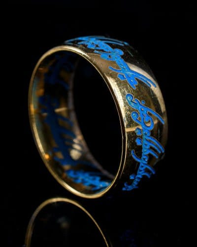 El Señor de los Anillos Réplica One Ring Glow in the Dark El Señor de los Anillos Réplica One Ring Glow in the Dark