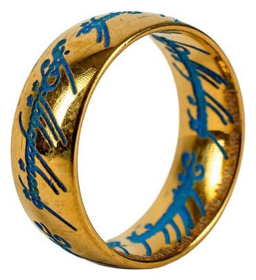 El Señor de los Anillos Réplica One Ring Glow in the Dark El Señor de los Anillos Réplica One Ring Glow in the Dark