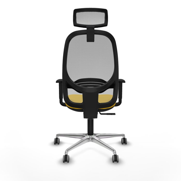 PIQUERAS Y CRESPO Silla de oficina Cilanco con mecanismo Sincro, Amarillo y Gris PIQUERAS Y CRESPO Silla de oficina Cilanco con mecanismo Sincro, Amarillo y Gris
