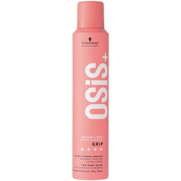 Schwarzkopf OSiS Grip Mousse de Fijación Extrafuerte 200 ml
