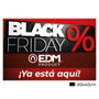 Edm Vinilo Black Friday Reposicionable 60x40 cm Español