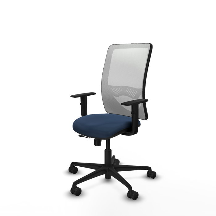 PIQUERAS Y CRESPO Silla de oficina Zulema Azul marino y Blanco