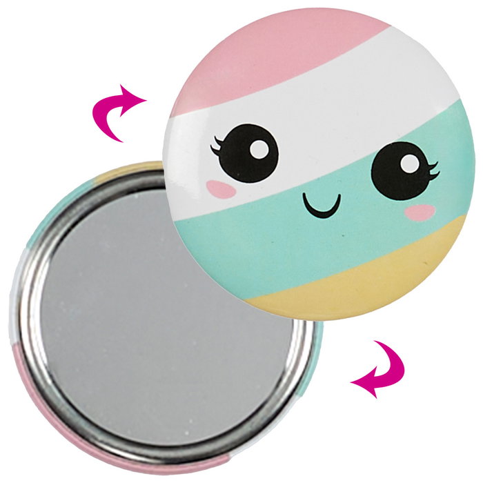 The Concept Factory Espejo De Bolsillo Kawaii Colección Kawaii