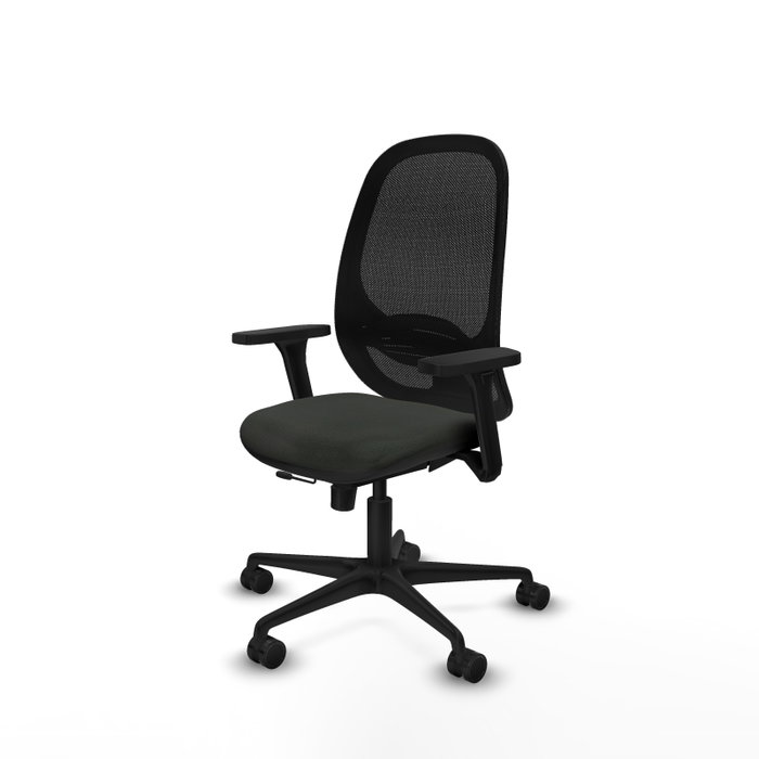 PIQUERAS Y CRESPO Silla de oficina Cilanco con mecanismo Sincro/Traslack y Brazos 3D