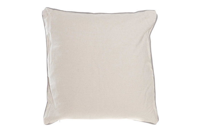 DKD Home Decor Cojín Poliéster Flecos 45x10x45 Surtido 2 Colores