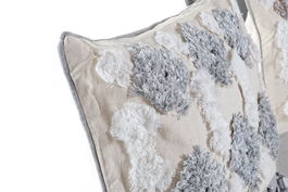 DKD Home Decor Cojin Boho Azul Celeste Marron 45 x 10 x 45 cm (4 Unidades)