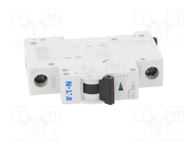 EATON ELECTRIC FAZ-C4/1 Interruptor magnetotérmico 1P 4A 15kA EATON ELECTRIC FAZ-C4/1 Interruptor magnetotérmico 1P 4A 15kA