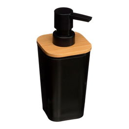 5Five Dispensador de jabón Baño Negro / Bambú Colección Natureo Poliestireno