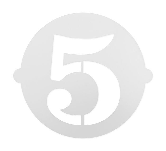 Algon Plantilla Tarta Cumpleaños N-5 25 cm x 25 cm (36 Unidades)