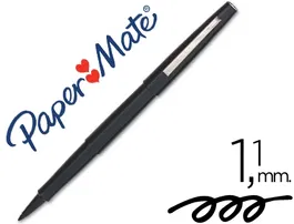 Papermate Rotulador Flair Original Punta Fibra Negro Trazo 1.1 mm