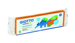 Plastilina Patplume 350Gr Caja 12 Pastillas Naranja