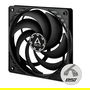 Arctic P12 PWM PST 12CM Ventilador Negro Slim 2100 RPM 41,1 CFM