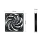 ARCTIC P12 Slim PWM PST Negro 12 cm Slim