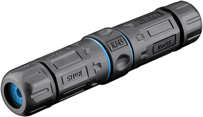 Lanview Acoplador de Cable RJ45 IP68 CAT6A/Cat7 STP para Diámetro Máximo 1.45mm