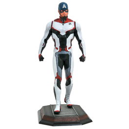 Diamond Select Toys Estatua Capitán América Avengers Endgame Marvel Movie Gallery PVC Rocco Tartamella