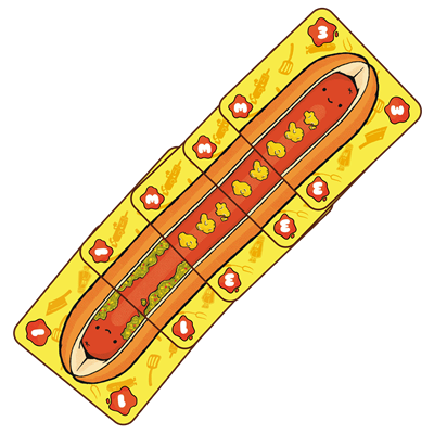 Explosm Hoddog - Juego de Cartas Familiar de Estrategia Rápida | Para 2-5 Jugadores +10 Años | Cartas Ilustradas | Referencia JHHO01ES | Idioma Español