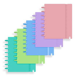 Bloc Miquelrius Emotions Notebook 8 Micro.Tapa Pp A4 160H 90G Cuadric.5X5 Turquesa (Set de 5)