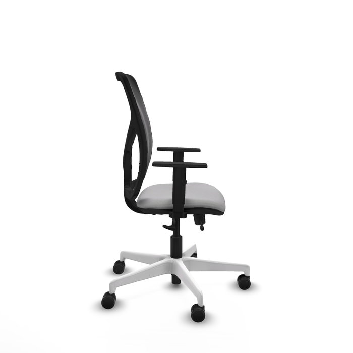 PIQUERAS Y CRESPO Silla de oficina Motilla con mecanismo Sincro/Traslack Gris claro y Negro PIQUERAS Y CRESPO Silla de oficina Motilla con mecanismo Sincro/Traslack Gris claro y Negro