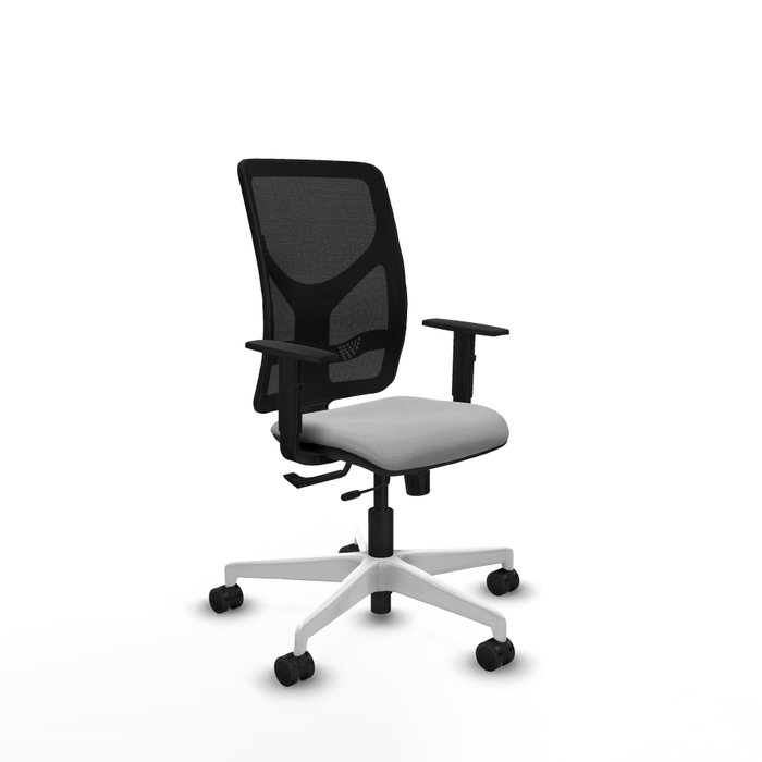 PIQUERAS Y CRESPO Silla de oficina Motilla con mecanismo Sincro/Traslack Gris claro y Negro PIQUERAS Y CRESPO Silla de oficina Motilla con mecanismo Sincro/Traslack Gris claro y Negro
