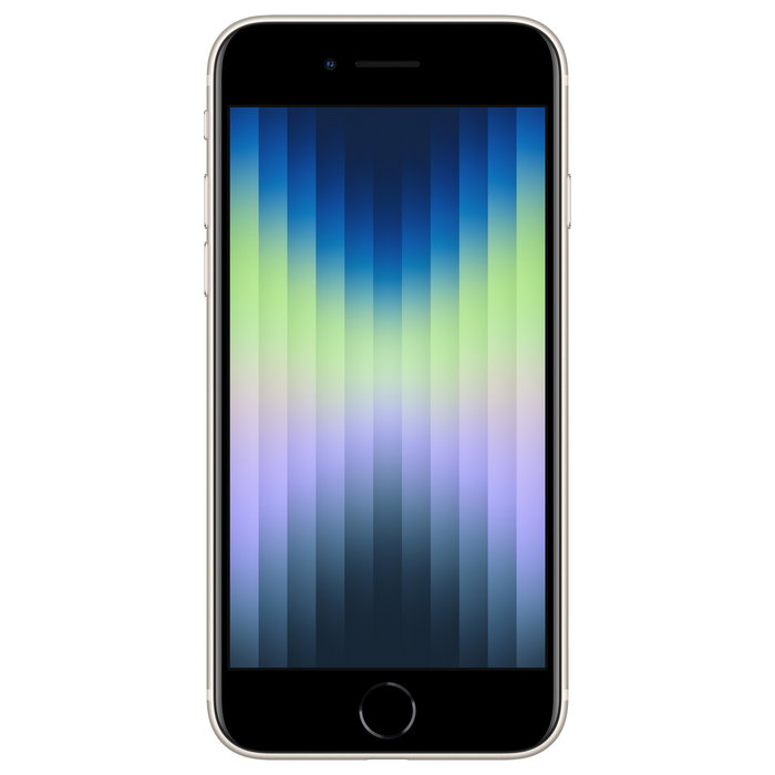 Apple iPhone SE 128GB - Smartphone Libre iOS 15 con Pantalla Retina HD 4.7", Cámara 12MP, 5G, Resistente al Agua IP67, Color Blanco