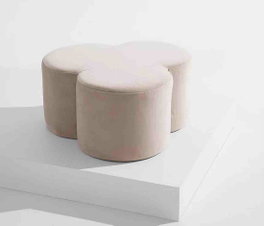 DKD Home Decor Reposapiés Borreguito Rosa