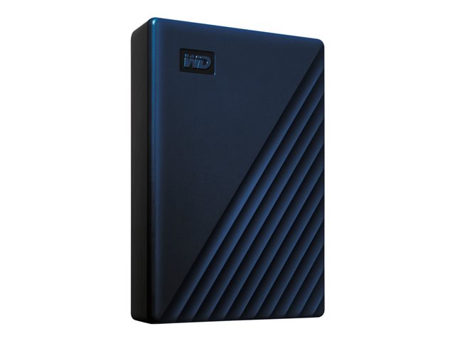 Western Digital WD My Passport for Mac 4TB Disco Duro Externo USB 3.2 Gen 1, USB-C, Cifrado Hardware AES 256-bit, WDBA2F0040BBL - Azul Medianoche