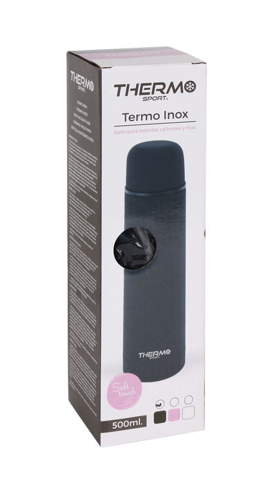 Thermosport Termo Inox 500 ml Soft Touch 3-Surt (6 Unidades)