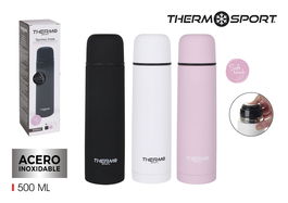 Thermosport Termo Inox 500 ml Soft Touch 3-Surt (6 Unidades)
