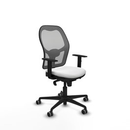 PIQUERAS Y CRESPO Silla de oficina Jorquera Blanco y Gris